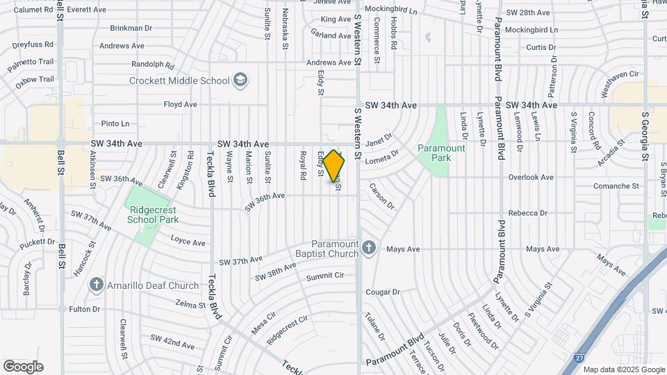 3422 Thurman St Map and Location Details