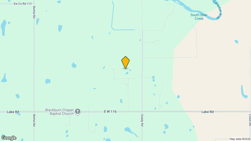 15604 Gaddy Rd Map and Location Details