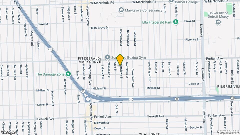 15861 Cherrylawn St Map and Location Details