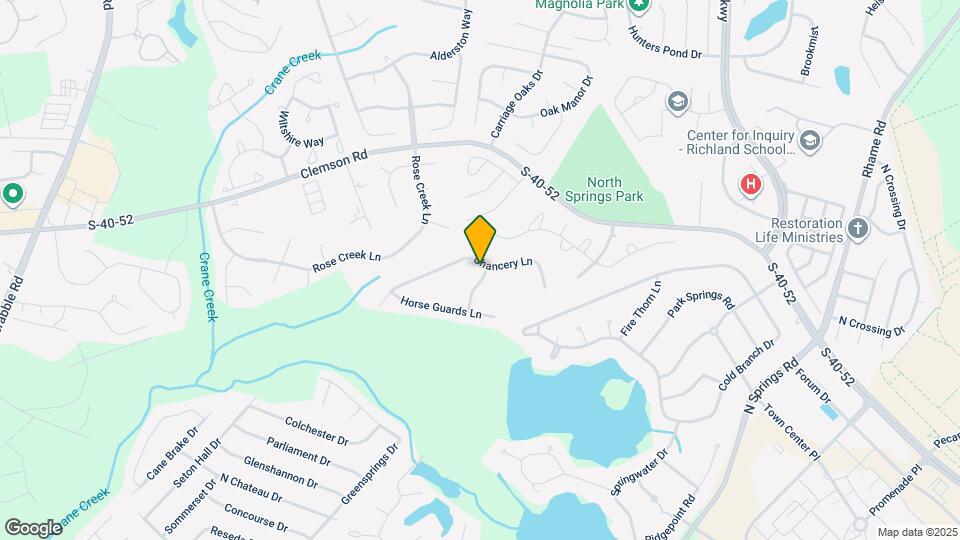 201 Chancery Ln Map and Location Details
