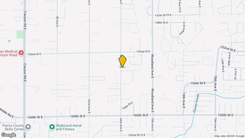 6603 154th St Ct E Map and Location Details