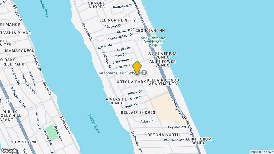 3041 N Oleander Ave Map and Location Details