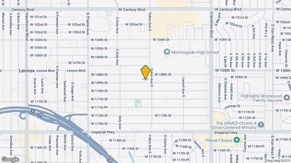 3627 W 109th St Map and Location Details