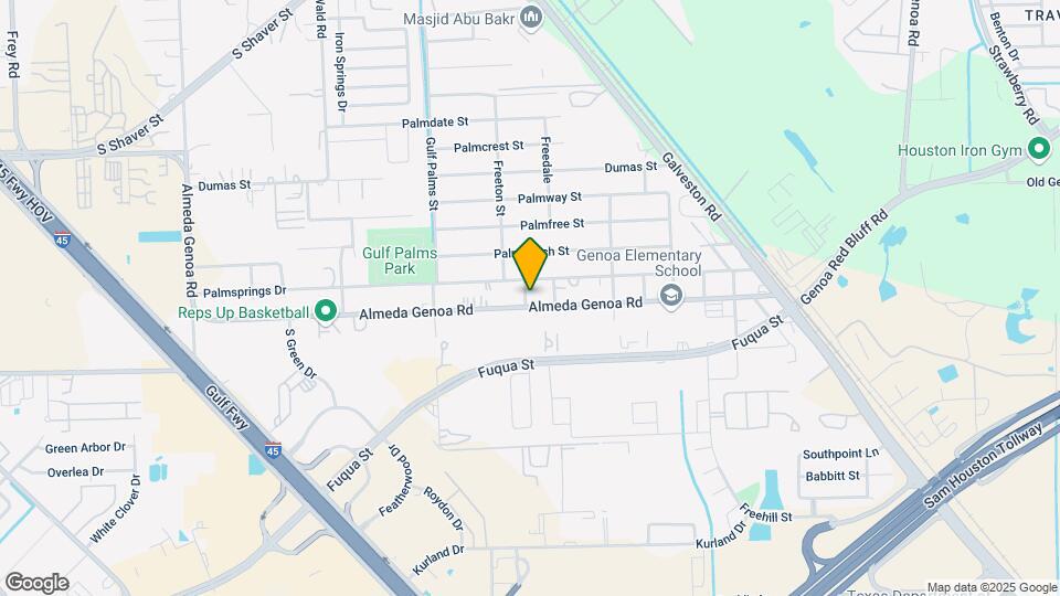 12301 Almeda Genoa Rd Map and Location Details