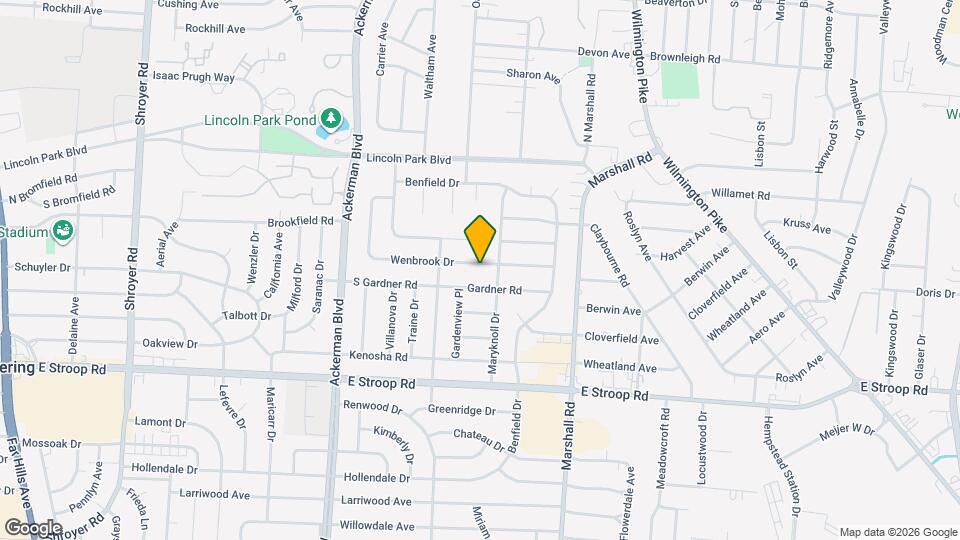 1030 Wenbrook Dr Mapa y Detalles de la Ubicación