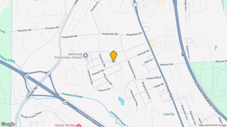 2912 Perlock Rd Map and Location Details