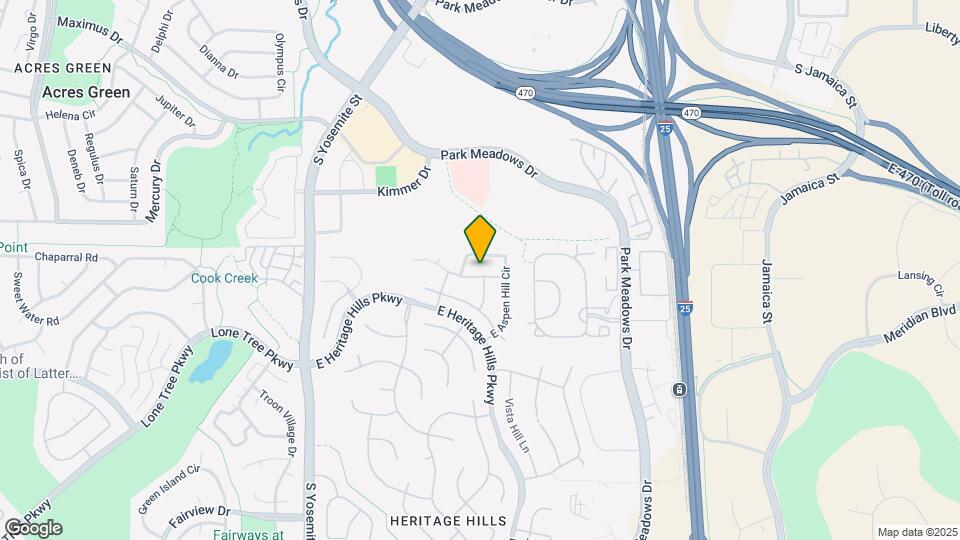 9535 E Aspen Hill Pl Map and Location Details