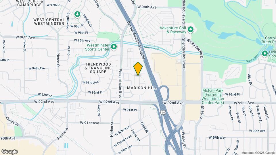 5731 W 92nd Ave Map and Location Details