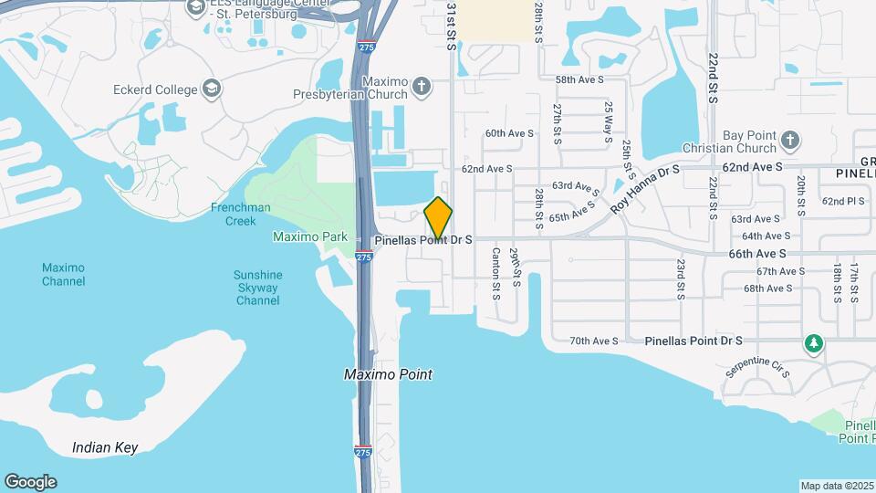 3150 Pinellas Point Dr S Map and Location Details