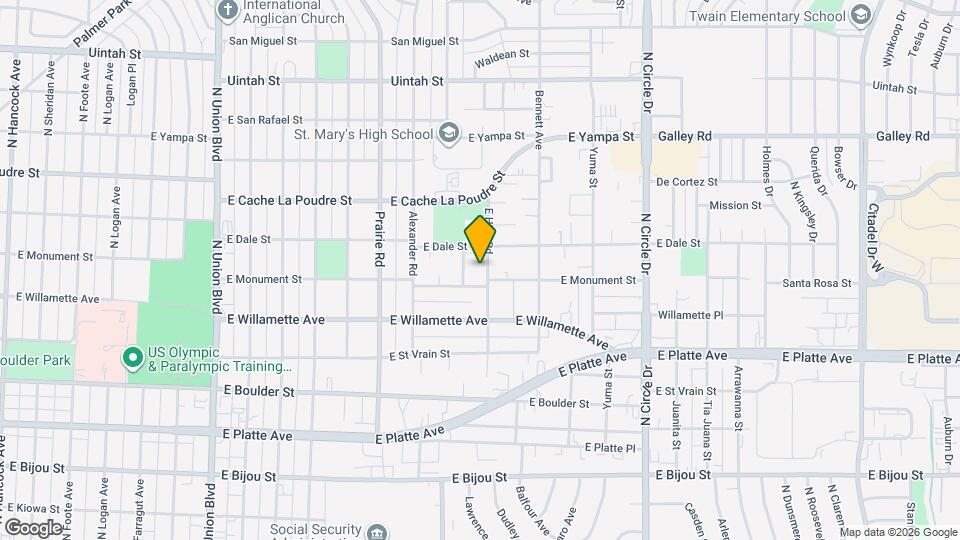 720 E Hills Rd, Unit C Map and Location Details