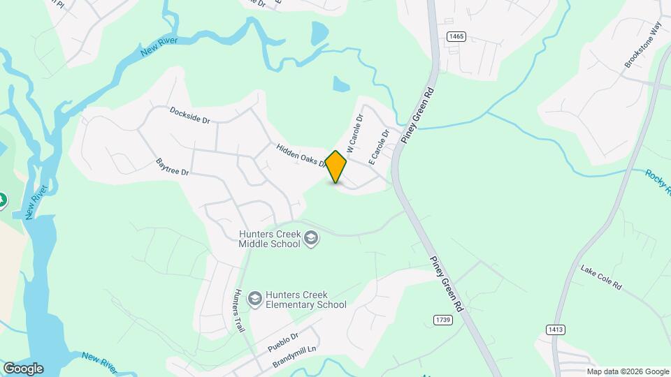 211 Hidden Oaks Dr Map and Location Details