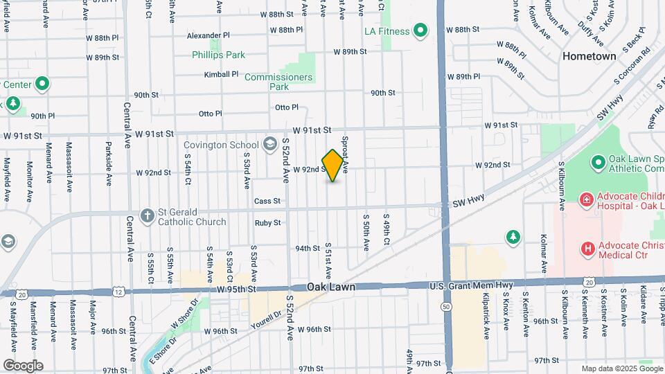 9225 S 51st Ave Map and Location Details