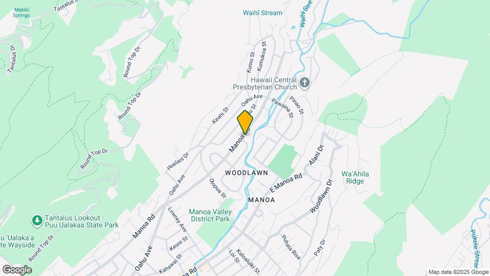 3339 Manoa Rd Map and Location Details