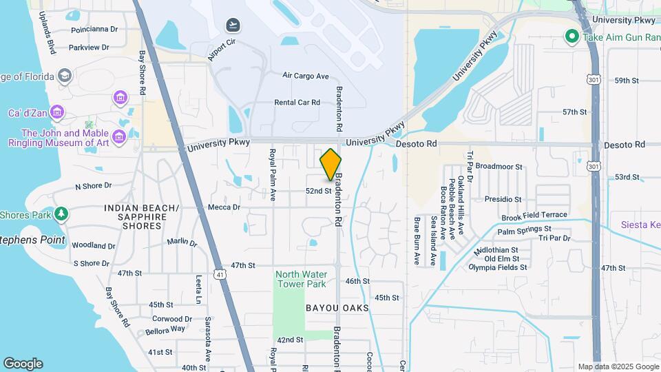 1185 52nd St Map and Location Details