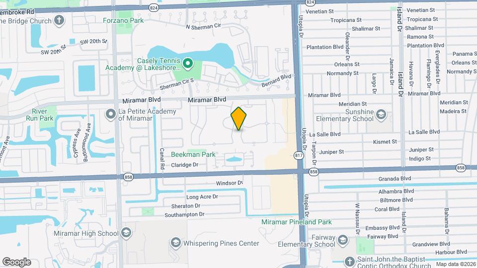 2796 SW 83rd Ave Map and Location Details