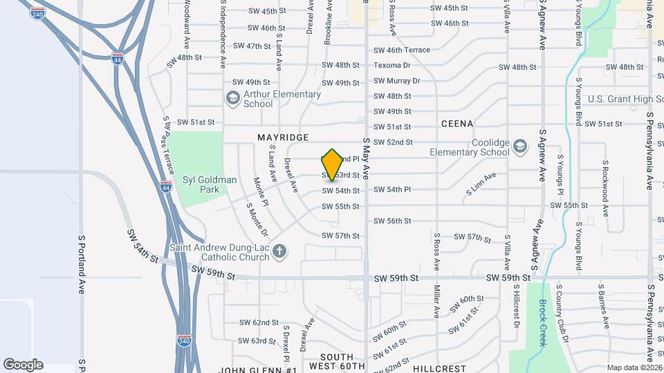 2945 SW 54th St Map and Location Details