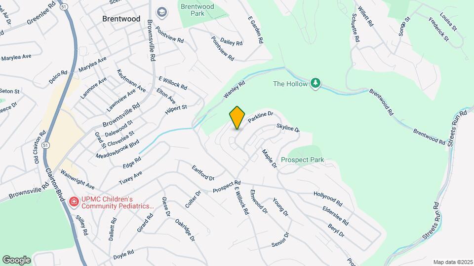 1615 Parkline Dr Map and Location Details