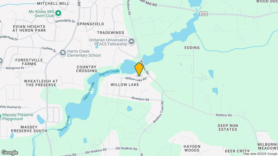 4401 Willow Lake Rd Map and Location Details