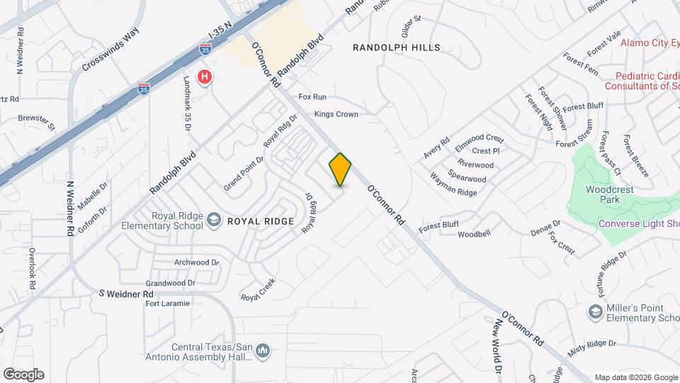 10807 Indigo Creek, Unit 115 Map and Location Details