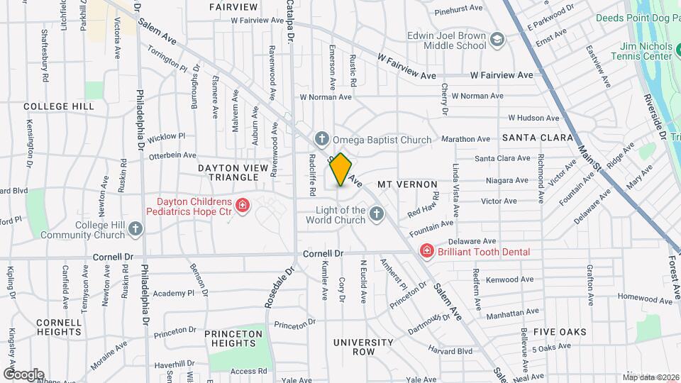 1712 Emerson Ave Map and Location Details