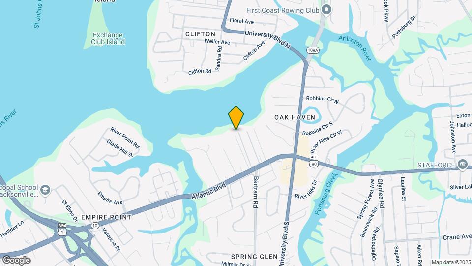 1201 River Bank Ct Map and Location Details