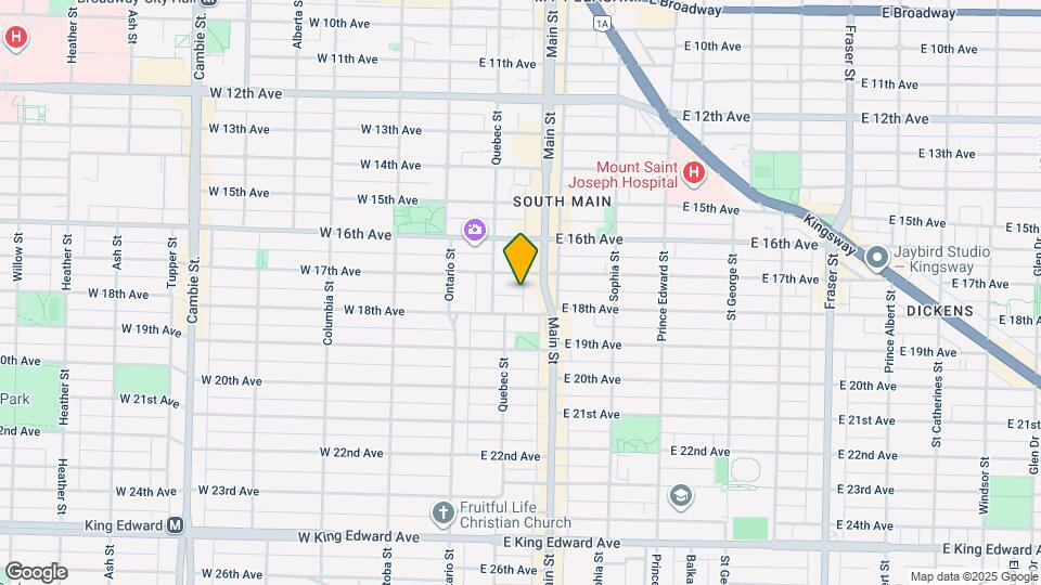 180 E 17th Ave Map and Location Details