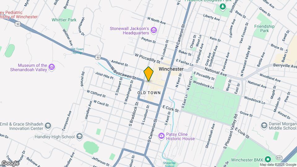 25 W Boscawen St Map and Location Details