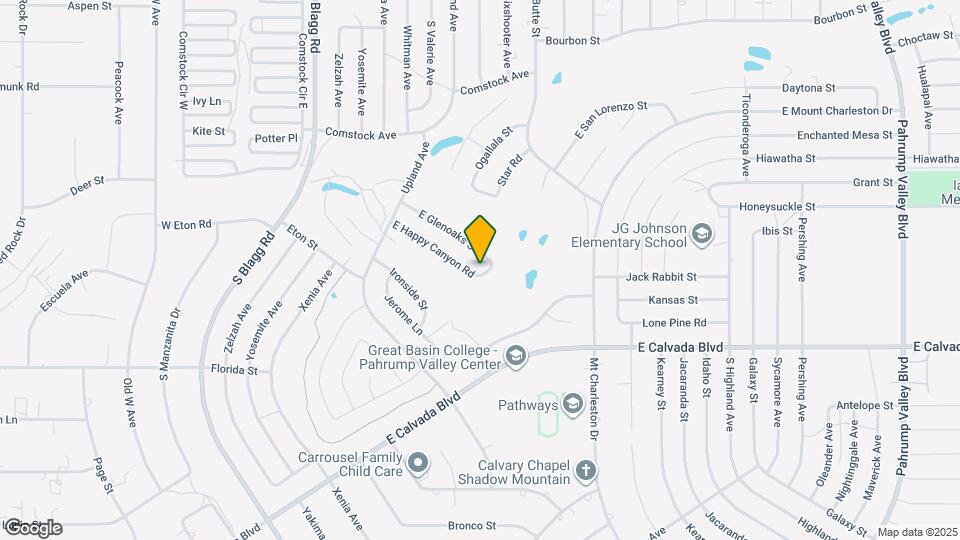 380 E Happy Canyon Rd Map and Location Details