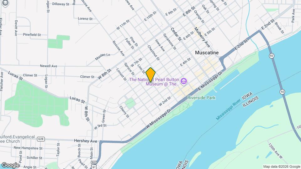 403 W 4th St Map and Location Details