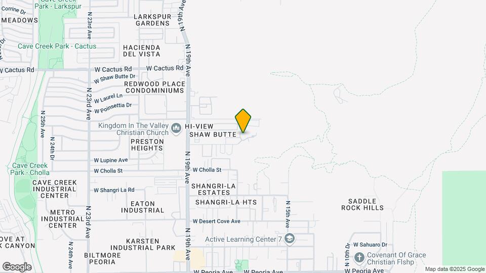 1716 W Cortez St Map and Location Details