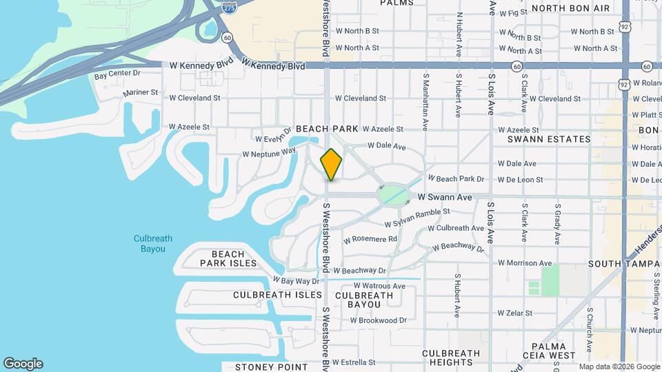4555 W Swann Ave Map and Location Details