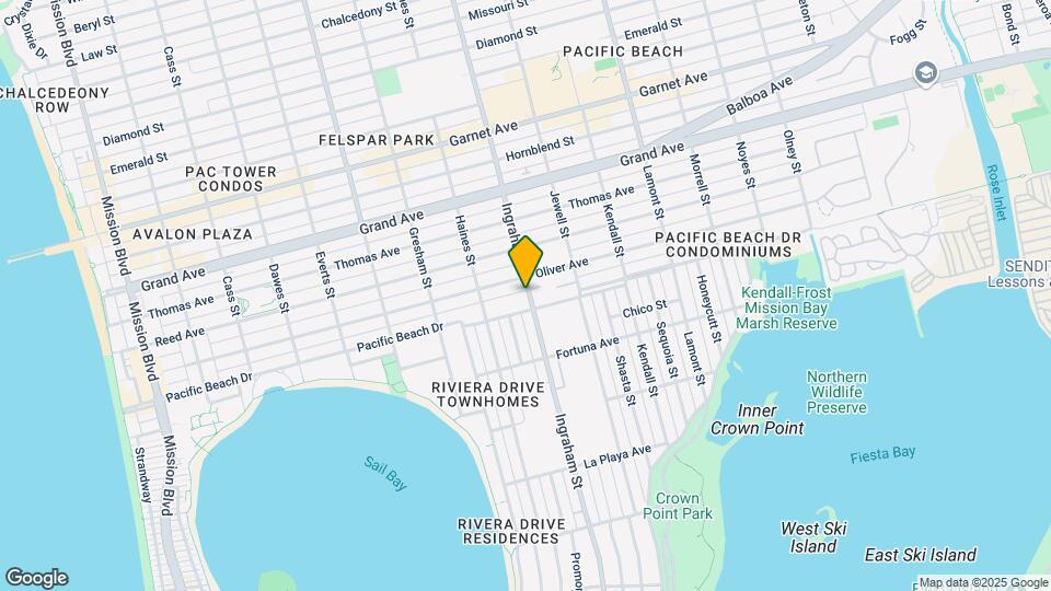 4104-4112 Ingraham St Mapa y Detalles de la Ubicación