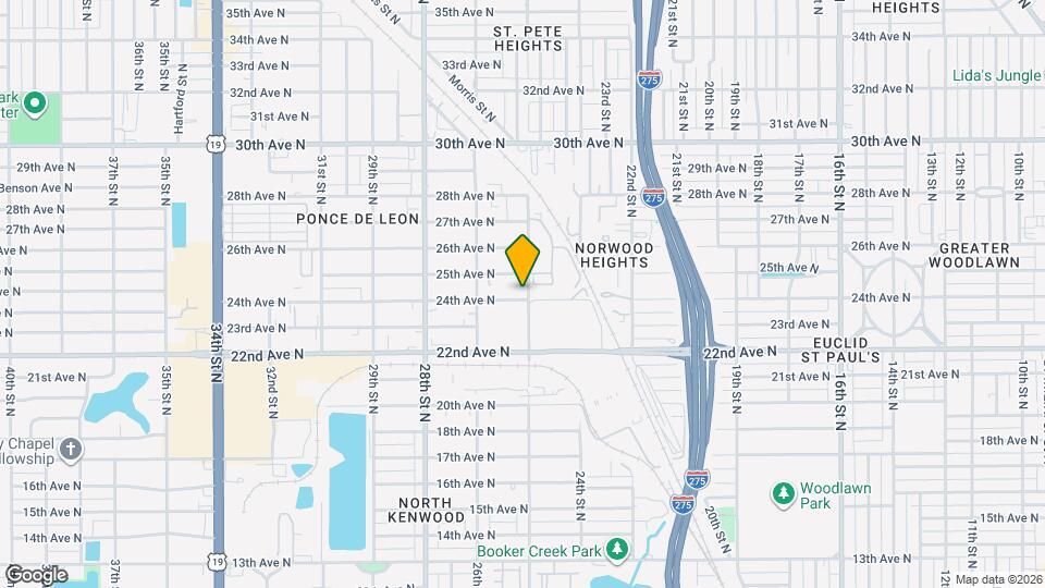 2400 25th St N Map and Location Details