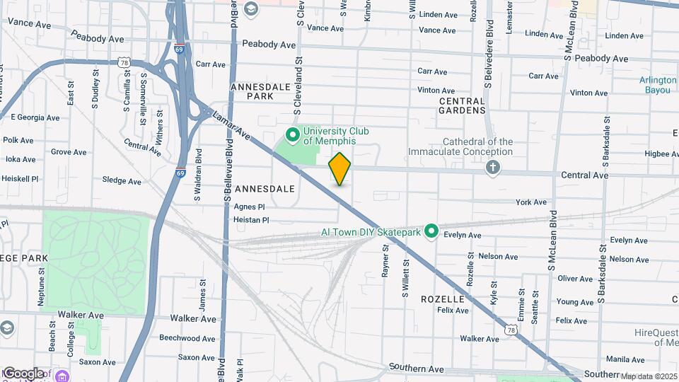 The Melrose Midtown Mapa y Detalles de la Ubicación