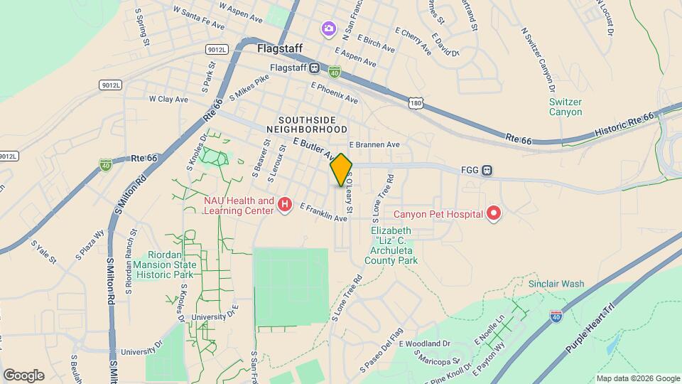 508 S Fountaine St Mapa y Detalles de la Ubicación