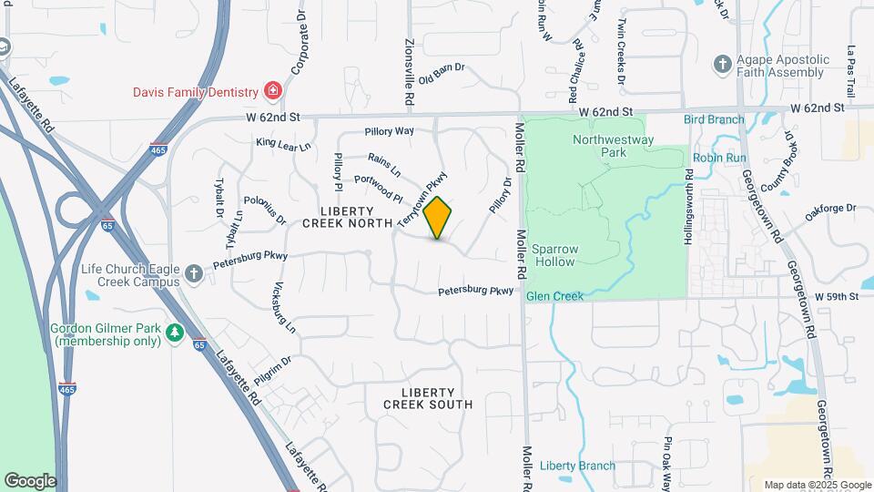 5551 Vicksburg Dr Map and Location Details