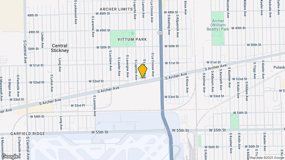 5476 S Archer Ave Map and Location Details