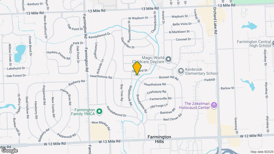 32560 Hearthstone Rd Map and Location Details