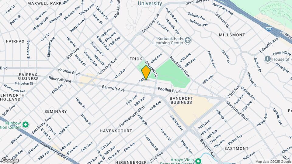 6415 Brann St Mapa y Detalles de la Ubicación