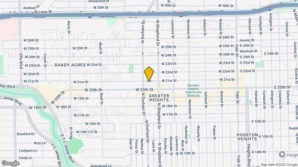 728 W 21st St Map and Location Details