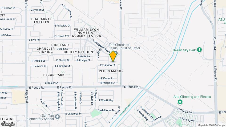 3930 E Fairview St Map and Location Details
