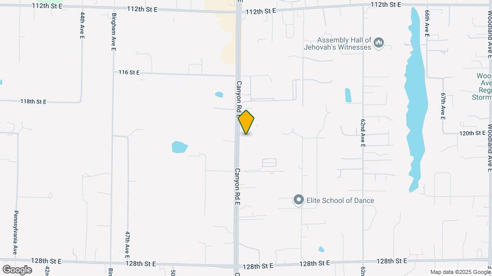 11923 Canyon Rd E Map and Location Details