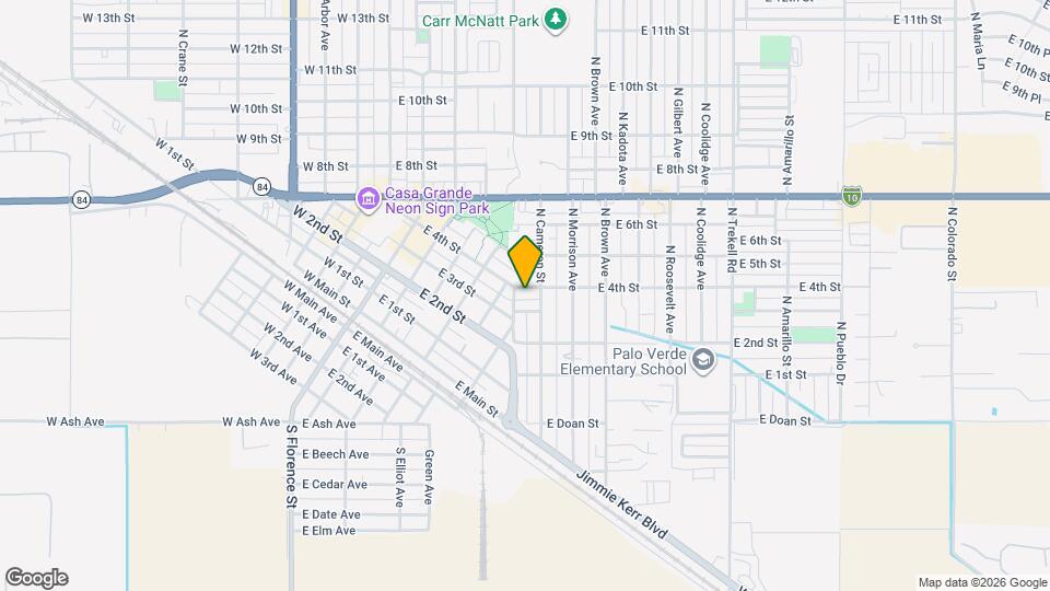 515 E 4th St Map and Location Details