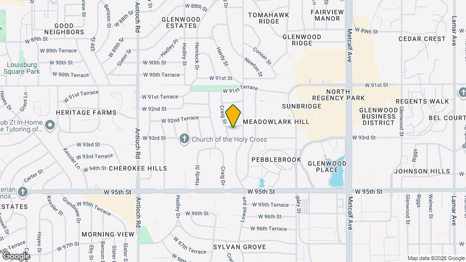 7917 W 92nd Pl Map and Location Details