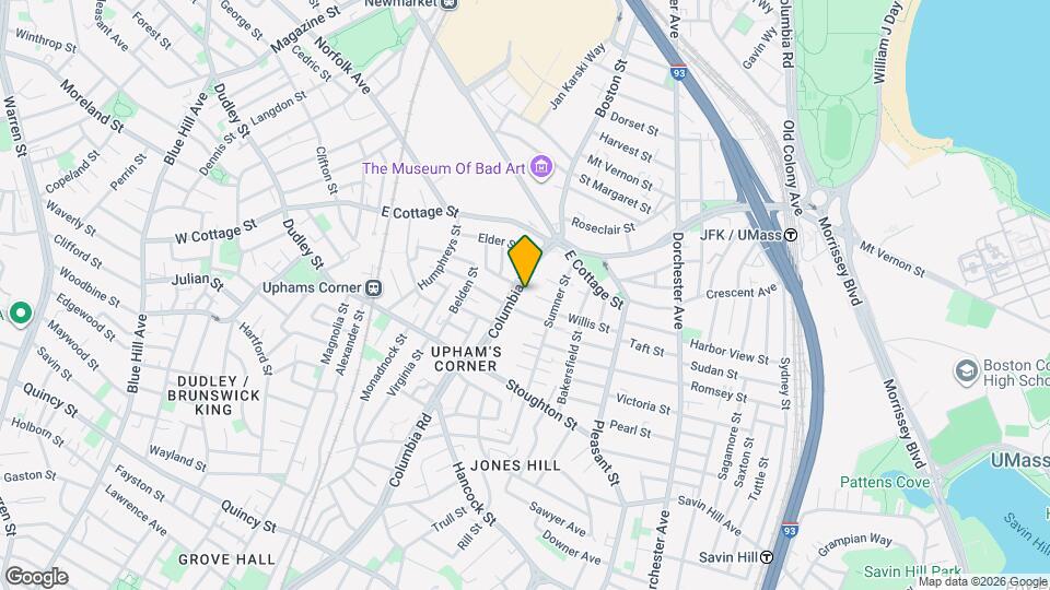 663 Columbia Rd Map and Location Details