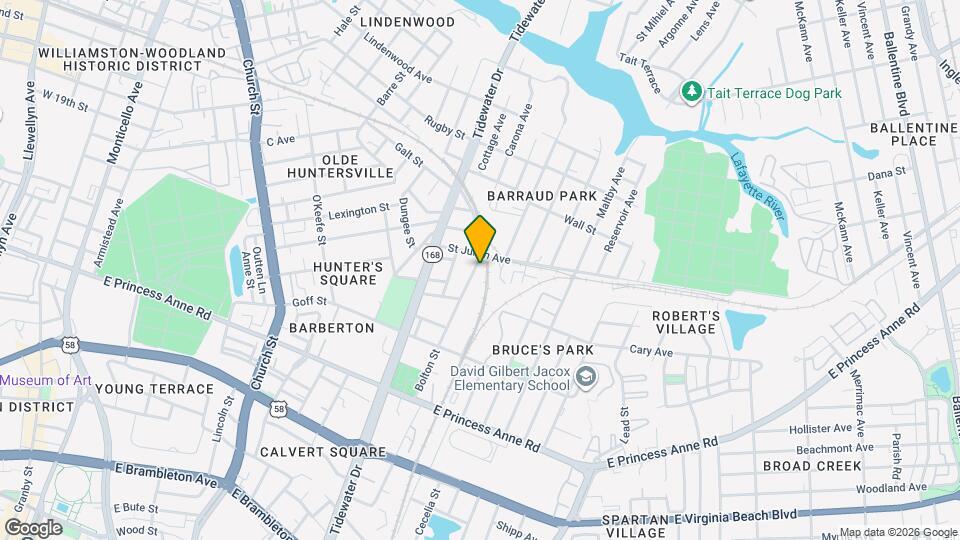 1436 Bolton St Map and Location Details