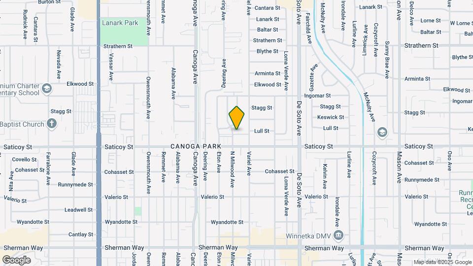 7634 Milwood Ave Map and Location Details