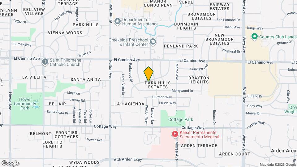 2344-2346 Park Estates Dr Map and Location Details