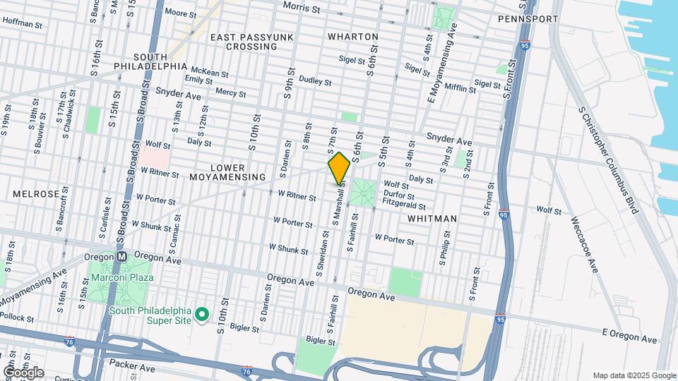 619 Fitzgerald St Map and Location Details