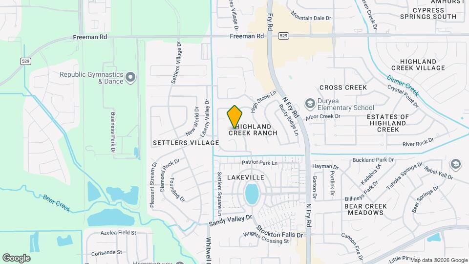 20707 Lone Creek Ct Map and Location Details